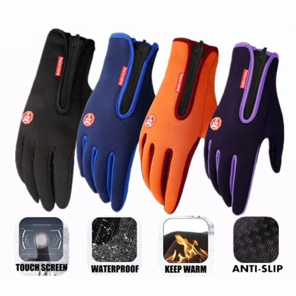 -10℃ Windproof Waterproof Winter Ski Thermal Gloves Touchscreen Snow Gloves