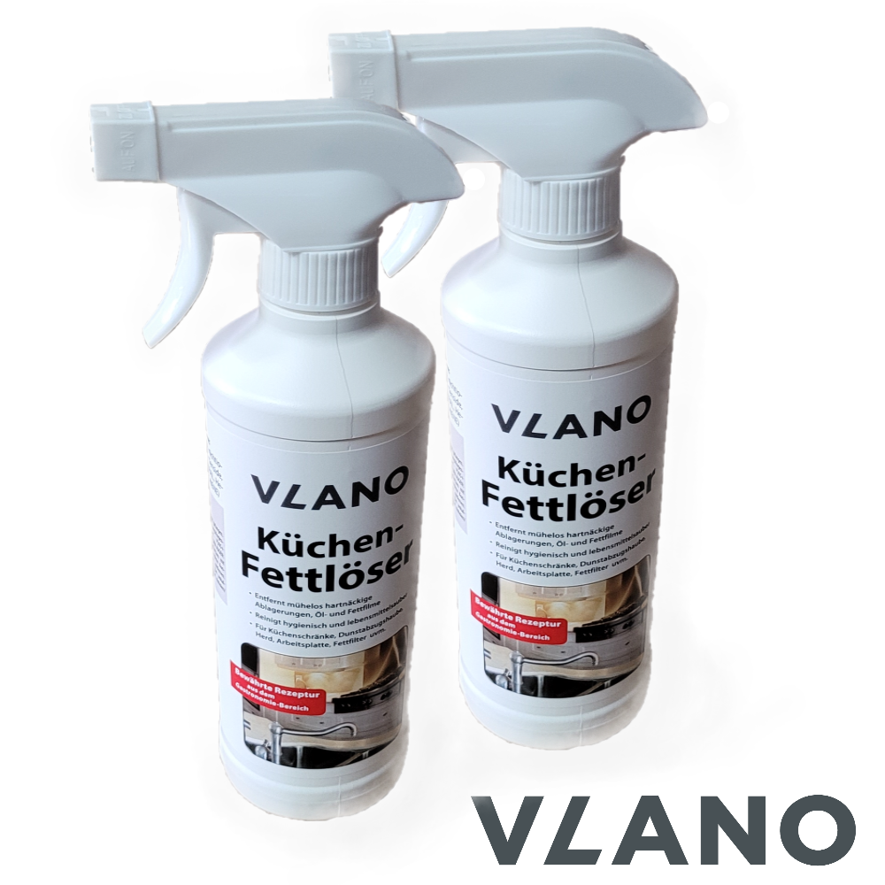 VLANO Küchen-Fettlöser 2 zum preis von 1, Angebot! 500 ml Kostenlos