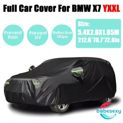 For BMW X7 Full Car Cover Outdoor Waterproof  Sun UV All Weather Protecion YXXL