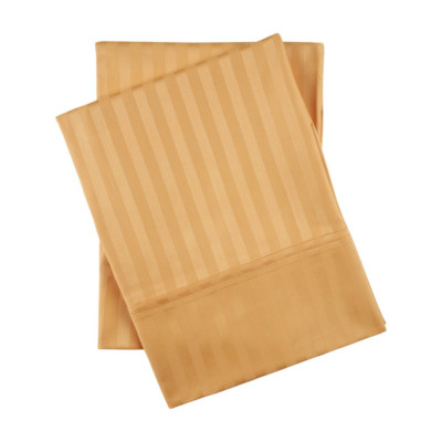 Superior 400 Thread Count Egyptian Cotton Pillowcase Set, Gold, Standard