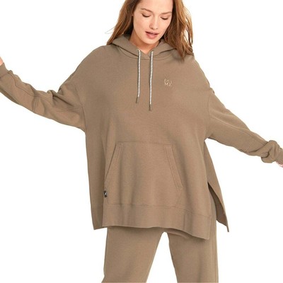 

Puma Infuse Pullover Hoodie Женская коричневая повседневная верхняя одежда 533421-63, Коричневый