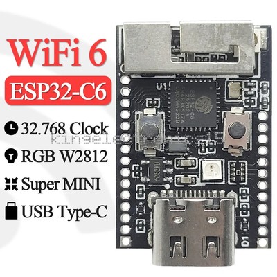 ESP32-C6 Development Board WiFi + Bluetooth Module RISC-V 32-bit Processor NEW