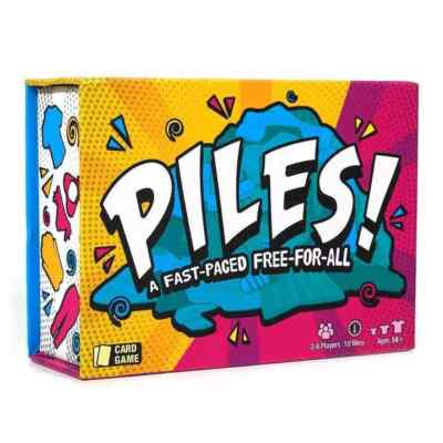 For Fast-paced Free-for-all Piles Card Games Family Kids Board Game Age 8+ US
