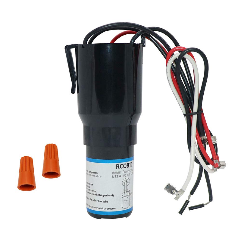 Hardstart Relay TJ90RCO810 for Refrigerator 120V Replaces AP4503019 HS810