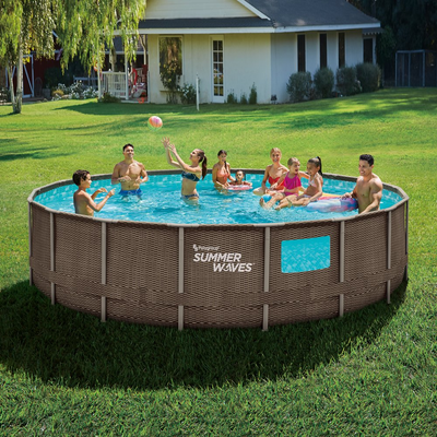 Summer waves elite frame pool deals