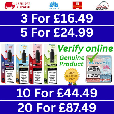 Hayati Pro Max Plus Refill Pods 6K  | Hayati Pro Max Replaceable Pods 20mg