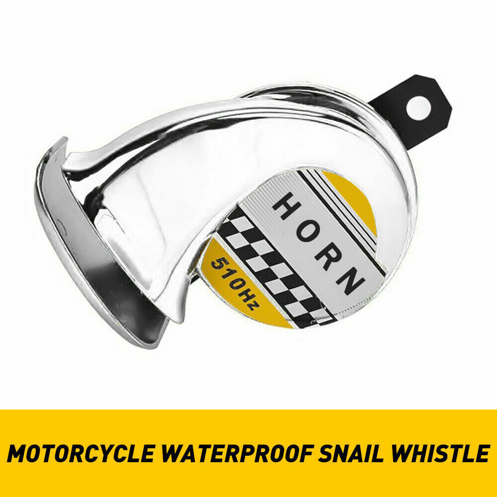 Loud Electric Snail Air Horn for Harley-Davidson Electra Glide Low Fatboy Lo