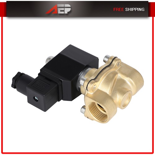 3/4" NPT 220V-240V Brass Electric Solenoid Valve Gas Water Air Normally Closed