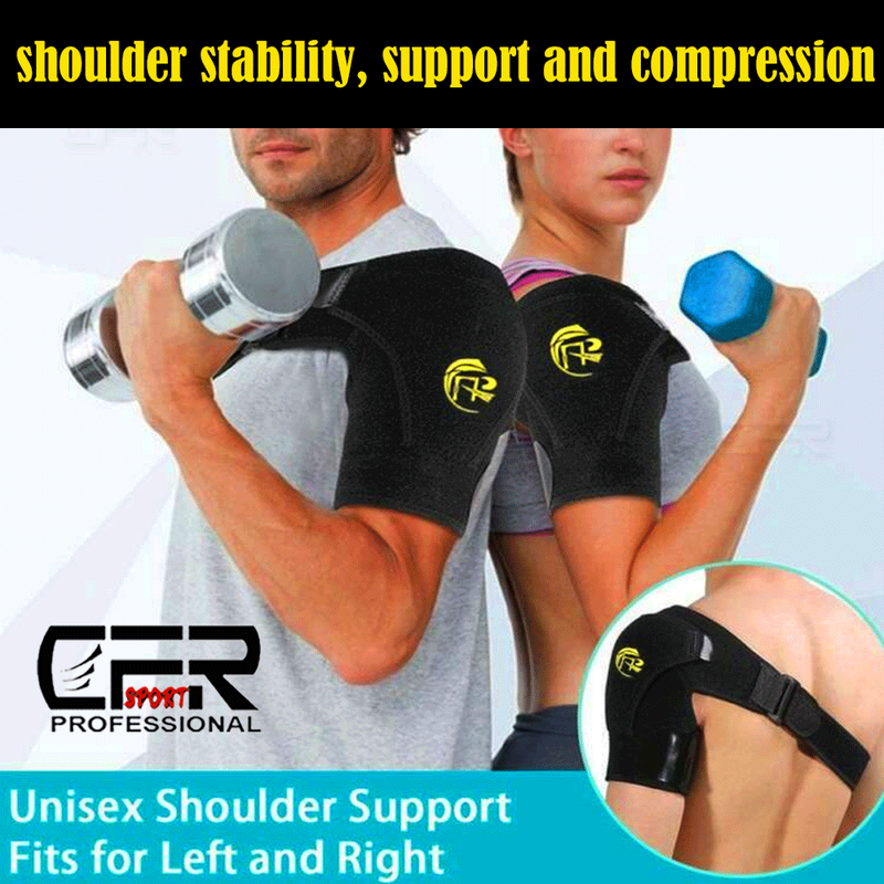 Shoulder Brace Support Compression Sleeve Torn Rotator Cuff AC Joint Pain Wrap