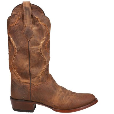 

Dan Post Boots Albany Round Toe Cowboy Mens Brown Casual Boots DP26682, Коричневый, Dan Post Boots Albany Round Toe Cowboy