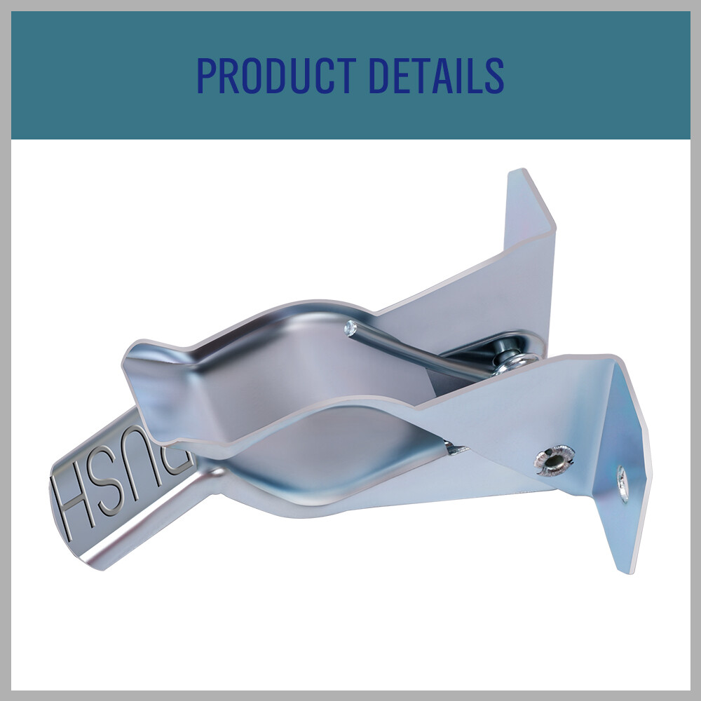 10Piece Bulldog Clamps Heavy Duty Spring Grip Clips Wall Mount Holder