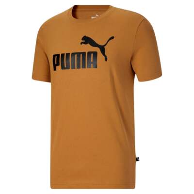 

Puma Essential Logo Футболка с круглым вырезом и короткими рукавами Мужские коричневые повседневные топы 586449, Коричневый, Puma Essential Logo Crew Neck Short Sleeve T-Shirt