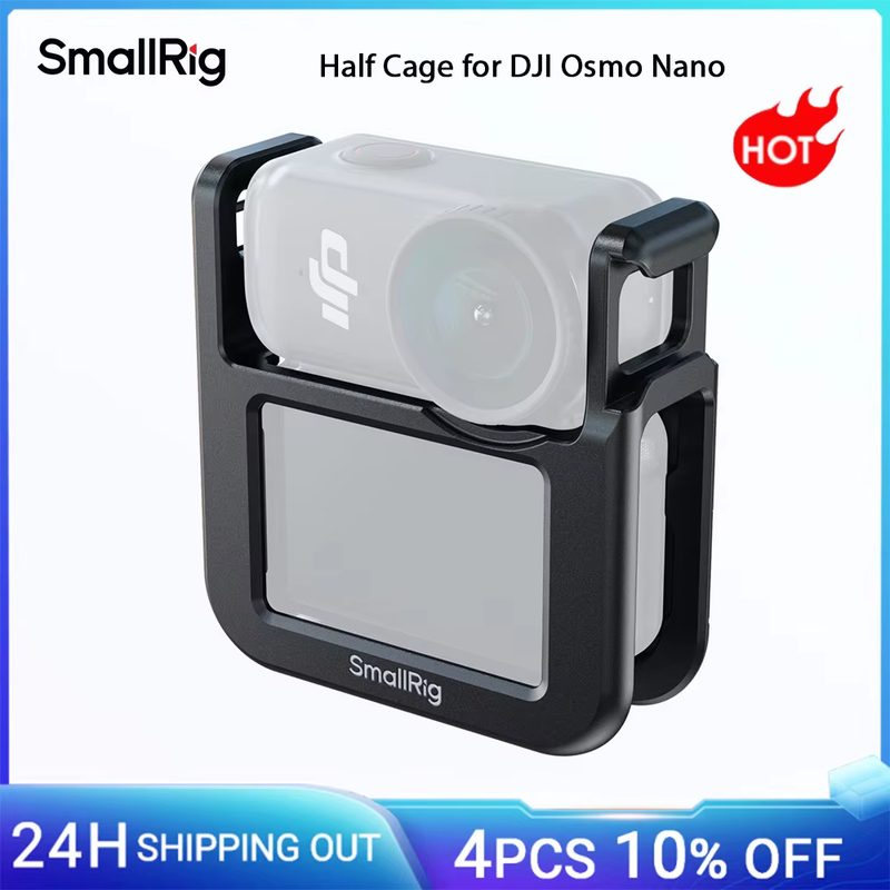 Nano Half Cage for DJI Osmo Nano with 1/4"-20 Threaded Hole & DJI Quick Release