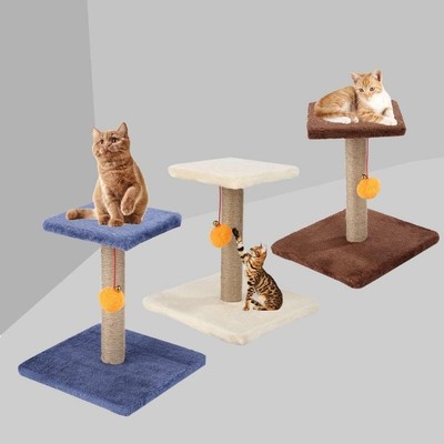 Cat Scratcher  Tree Swing Ball Post Climbing Frame Assembled Interesting