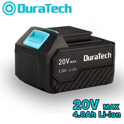 DURATECH 20V 4.0 Ah Li-ion Battery Pack Replacement Battery for Eletric Tool Set