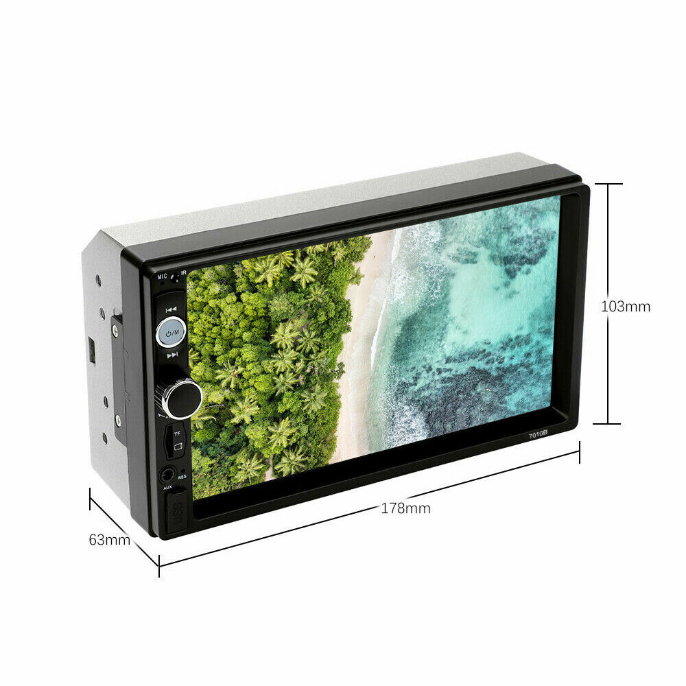 7" inch HD 2 Din Touch Screen Car Stereo MP5 Player Radio IOS Android USB/TF/AUX