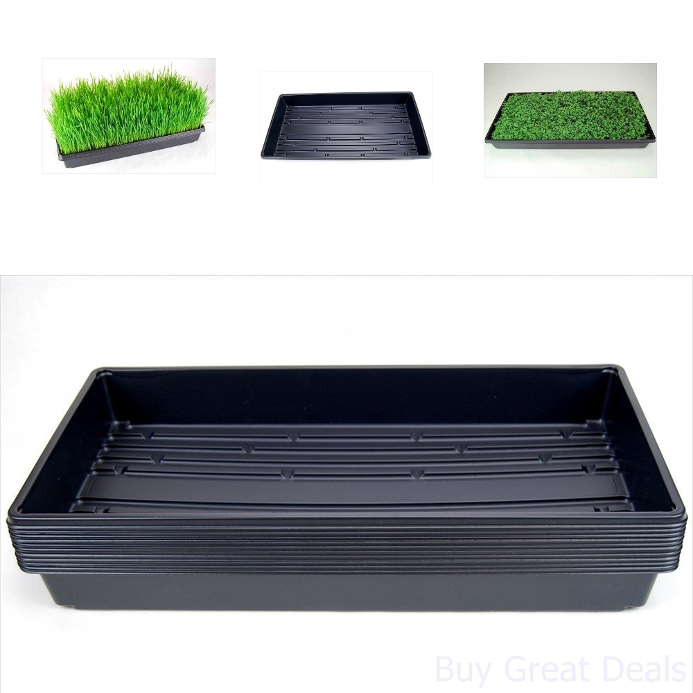 Plant Growing Trays 10 Indoor Gardening Growing Microgreens Durable