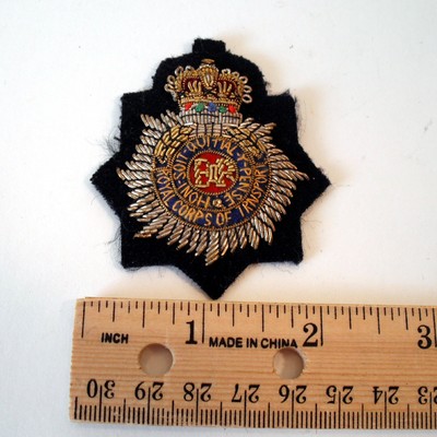 British Army Royal Corps of Transport Embroidered Patch
