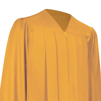 Endea Graduation Matte Gold Graduation Gown & Cap