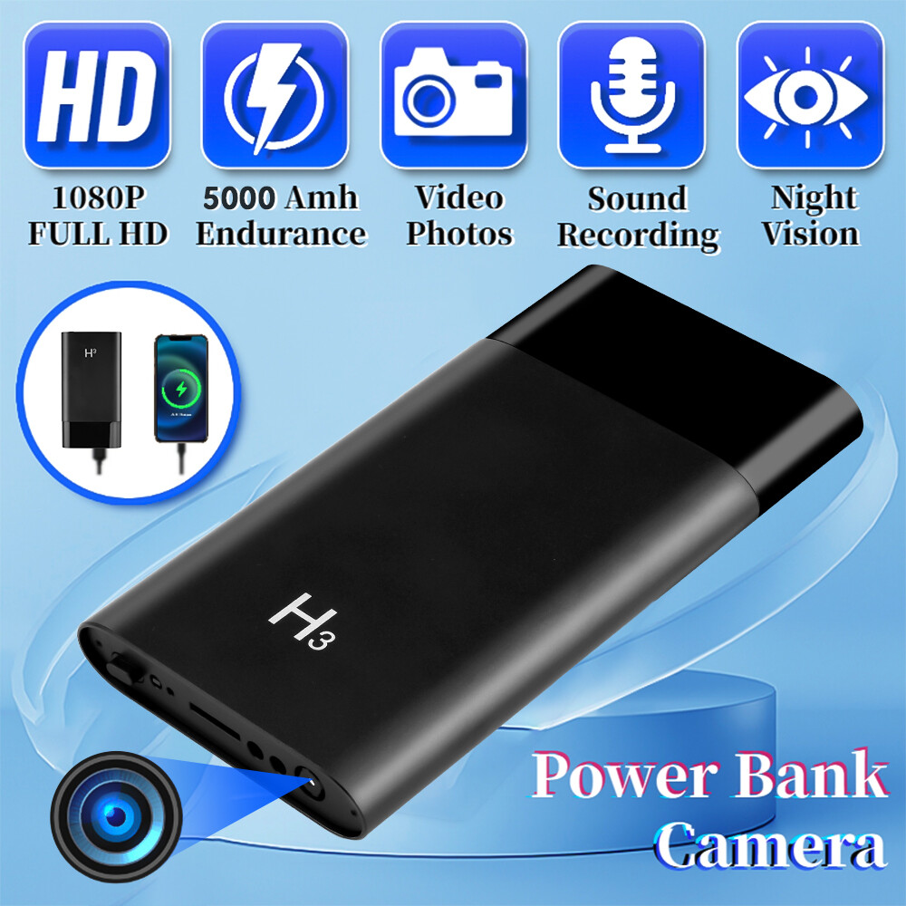 HD power bank with built-in camera features.