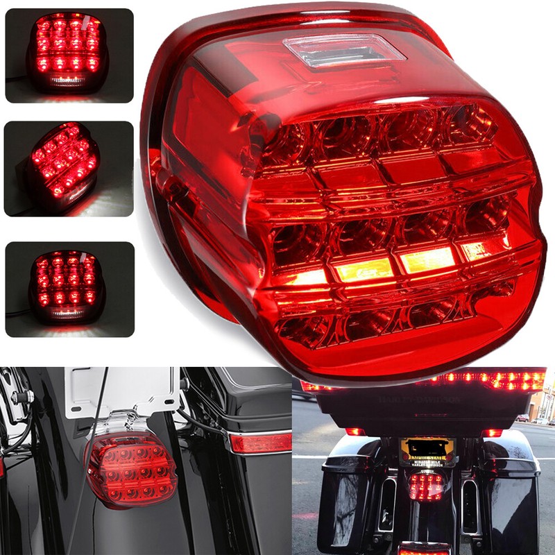 Bright2wheels Motorcycle Led Tail Light With Turn Signals