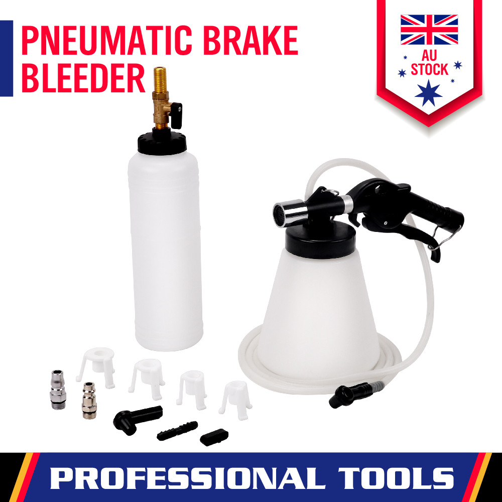 Pneumatic Brake Bleeder Kit Air Clutch Fluid Vacuum Bleeding Extractor