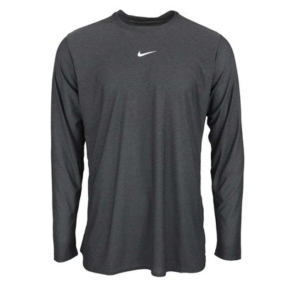 Рубашка мужская серая повседневная Nike LS Ftbl 908356-060