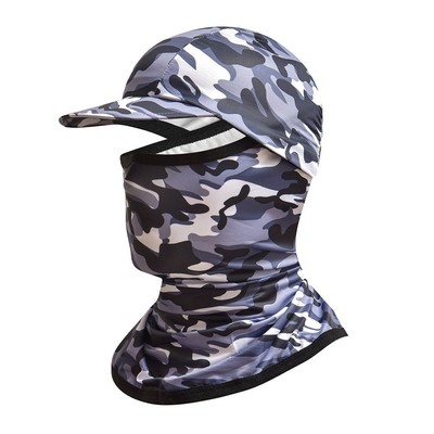 Sunscreen Face Cover Sun Hood Hat UV Protection Ice Silk Scarf Men Women Cycling