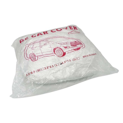 1 PACK Clear Plastic Disposable Car Cover Temporary Universal Rain Dust Garage