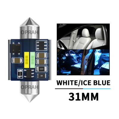 10X Canbus LED Car Interior Inside Light Dome Trunk Map License Plate Lamp Bulbs