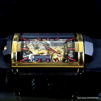 Pre-owned Invicta Vintage Mechanical Skeletonized Ghost Bridge Capsule 29mm Watch