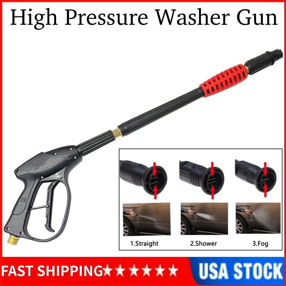 High Pressure Power Washer Spray Gun 3190 PSI Jet Lance Trig