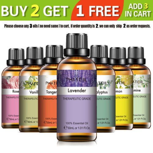 30 ML Essential Oils – Therapeutic Grade - Free Shipping -