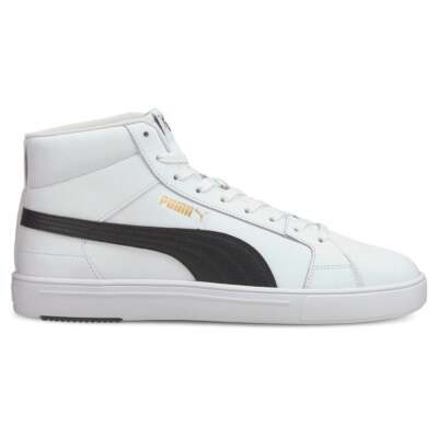 

Puma Serve Pro Lite High Top Мужские белые кроссовки Повседневная обувь 38209501, Белый, Puma Serve Pro Lite High Top