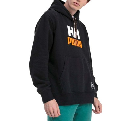 

Puma X Helly Hansen Pullover Hoodie Mens Black Casual Outerwear 597083-01, Черный
