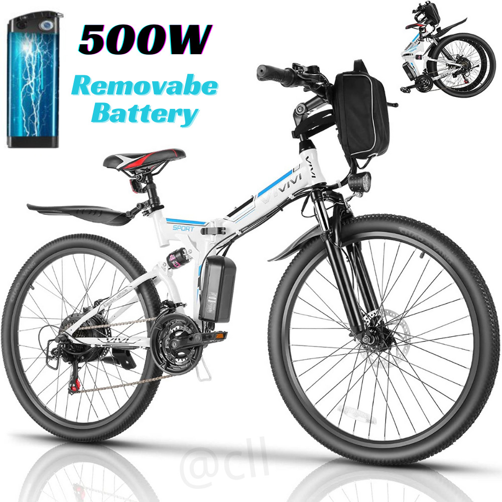 Bike 500w 48v Adults Bicycle City E Bikes Shimano 21 Speed^