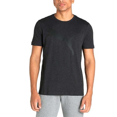

Puma Ess Cat Heather Crew Neck Футболка с коротким рукавом Мужские повседневные топы размера  59, Grey, Puma Ess Cat Heather Crew Neck Short Sleeve T-Shirt