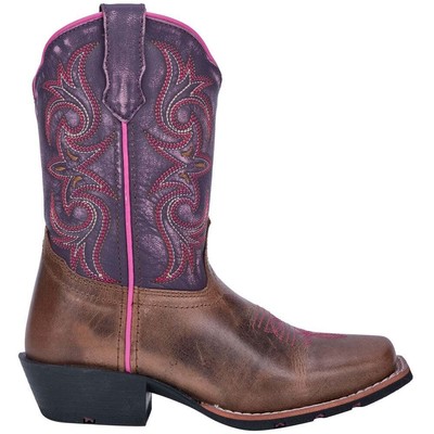 

Ботинки Dan Post Majesty Square Toe Cowboy Youth Girls Purple Dress Boots DPC3947, Фиолетовый, Dan Post Boots Majesty Square Toe Cowboy Youth