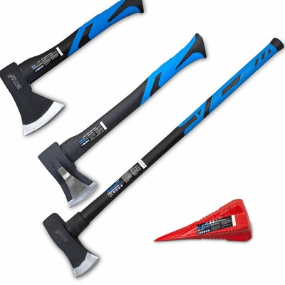 Bituxx 4tlg Set Beil 600g Spaltaxt 1000g Spalthammer 2700g Spaltkeil 1800g