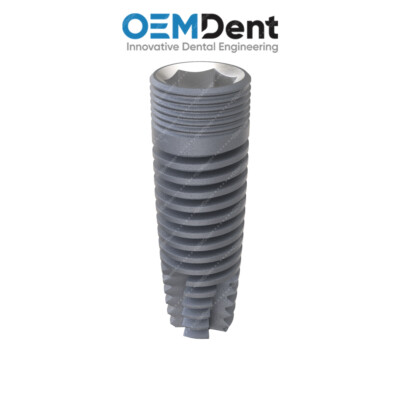 Dental Fixture Cylindrical - Alpha Bio  Compatible Hexagon 2.42mm Platform