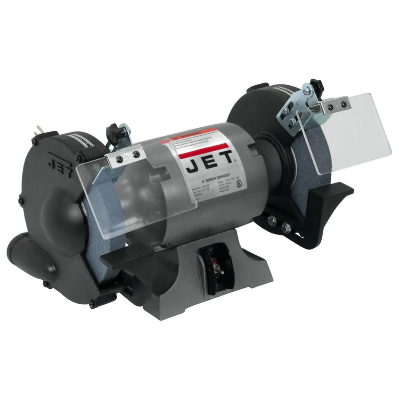 115-Volt 1 HP 8 In. Industrial Metalworking Bench Grinder, JBG-8A