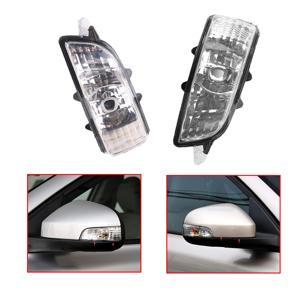 L+R Pair Side Door Mirror Turn Signal Indicator For Volvo S40 V50 C30