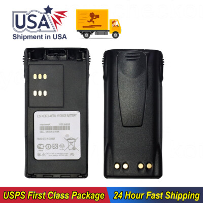 Replacement Battery For Motorola GP328 HNN9008 HNN9009 HT1250 HT750 + Belt Clip