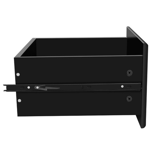 Yaheetech Black Bedside Table With 3 Chest Of Drawers