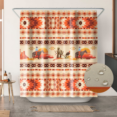 Western 2024 shower curtain