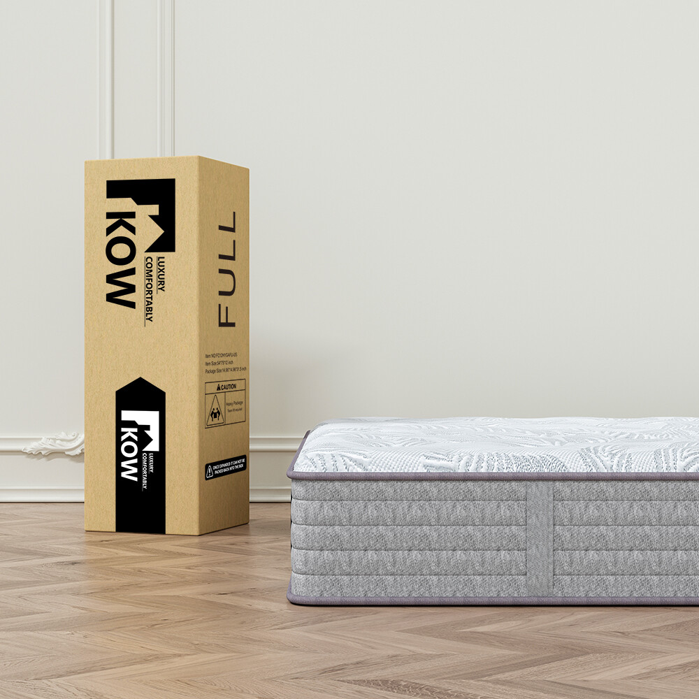 Queen Mattress in a Box, 12" Full King Twin XL Size Hybrid Mattress Medium Firm
