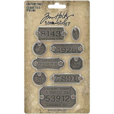 Tim Holtz Idea-ology Embellishments Metal Mixed Media PICK ONE OF 90 NEW
