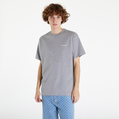 

Футболка мужская Carhartt WIP Script Embroidery Lifestyle серая, Grey, Carhartt WIP Script Embroidery Lifestyle T-Shirt
