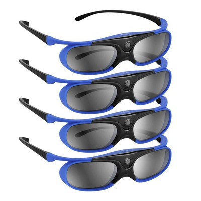 3D DLP-Link 96-144Hz 3D Active Shutter Glasses For HDTV theater Optoma/BenQ/Acer