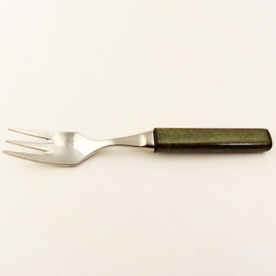 ONYX Flatware by Denby Salad Fork 7'' Stone & Steel NEW NEVER USED England